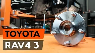 How to change front wheel bearing / front hub bearing on TOYOTA RAV 4 3 (XA30) [TUTORIAL AUTODOC]