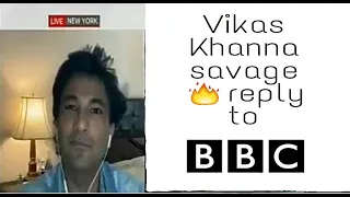 Chef Vikas Khanna epic reply to BBC news anchor when he tries to insult india.