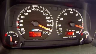 VW Golf 3 VR6 Turbo 0-280 Acceleration Sounds