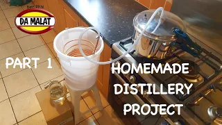 How To Make A Home Made Distillery | Making a simple pressure cooker distillery for essential oils