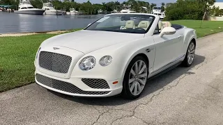 2017 Bentley Continental GT Convertible V8S walkaround & convertible top operation