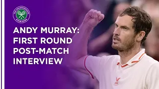 Andy Murray First Round Post-Match Interview | Wimbledon 2021