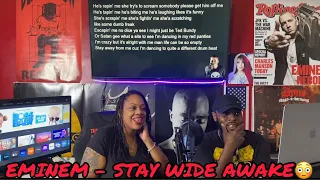 Eminem - Stay Wide Awake lyrics [Reaction]