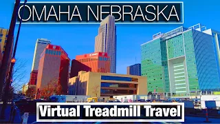 City Walks - Omaha Nebraska Virtual Treadmill Travel Tour - Virtual Walking Tour and Workout