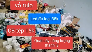 Quạt thanh lý, CB 15k , vỏ ru lô, led 20m 35k , máy đo huyết áp, loa 90k LH. 0342268822