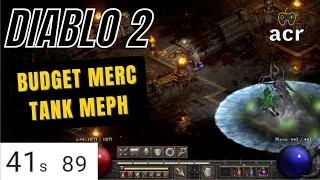 Budget Merc Tank Hell Meph! Diablo 2 Resurrected