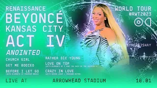 Beyoncé | RWT FINAL SHOW: Act IV — Live in Kansas City at Arrowhead Stadium (CLUB REN VIP View)