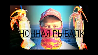 Ночная рыбалка! ловля КАЛЬМАРА!