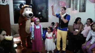 Show infantil de Masha y el Oso con Estrellas Magicas - Magicamente Divertido!!!