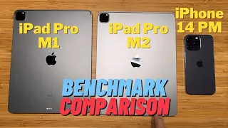 iPad Pro 2022 M2 Benchmark Comparison vs M1 and Apple A16