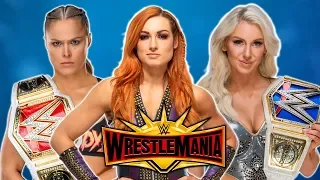 Ronda Rousey vs Becky Lynch vs Charlotte Flair - WWE Wrestlemania 35 Main Event