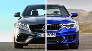 BMW M5 f90 vs MERCEDES E63s w213 Top Gear