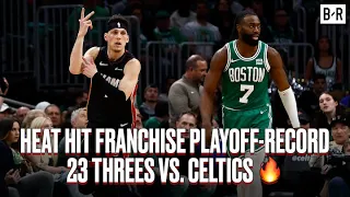 Heat's Franchise Playoff Record 3PM TORCH Celtics In Game 2