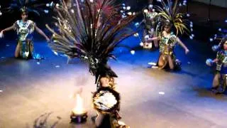 "The Fire dance" performed by Aztec artists