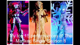 My Top 15 Performances of The Masked Singer Season 8