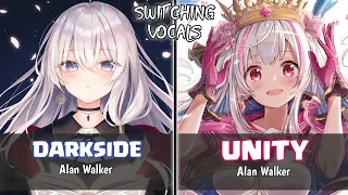 「Nightcore」→ Darkside ✘ Unity (Alan Walker) - (Switching Vocals)