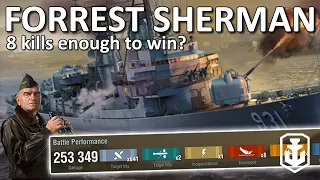 F. Sherman + Halsey Is Crazy | World of Warships