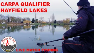 Carpa Qualifier #1 Hayfield Lakes | Live Match Fishing | 27th November 2023