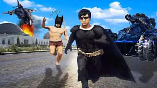 GTA5 BATMAN MOD 蝙蝠侠的超能力被偷走了！ （报警啊！）