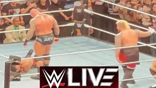 Randy Orton RKO To Tama Tona & KO Stunner to Solo Full Fight Highlights  - WWE Live France Event