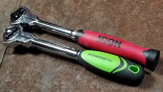 Pittsburgh Professional Vs. Icon Roto Swivel Head Ratchet Review/Comparison