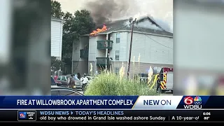 Willowbrook Apartment Complex catches fire over the weekend