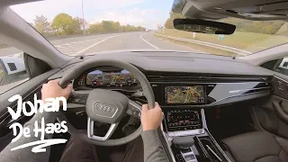 Audi Q8 50 TDI 286 hp POV test drive