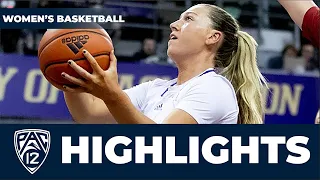 Washington State vs. Washington | Game Highlights | College Women's Basketball | 2022-23 Season