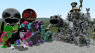 ALL GARTEN OF BANBAN 7-1 VS ALL ZOONOMALY MONSTERS In Garry's Mod!