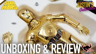 Star Wars C-3PO Diecast Bandai Tamashii Nations 1/6 Scale Figure Unboxing & Review