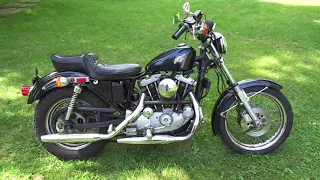 1980 Harley Ironhead Sportster Out of Hibernation and Running!