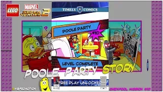 Lego Marvel Superheroes 2: Gwenpool Mission 10 / Poole Party STORY - HTG