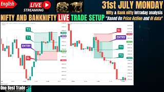 🔴Live Nifty intraday trading | Bank nifty live trading | Live options trading | 31st JULY 2023 dhan