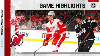 Red Wings @ Devils 4/29 | NHL Highlights 2022