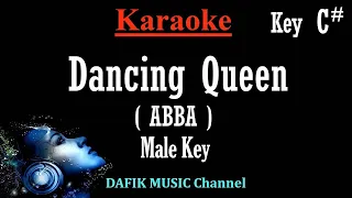 Dancing Queen (Karaoke) ABBA Male Key C# Low Key Minus one, No Vocal