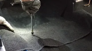 How to Create Perfect Holes When Installing Automotive Carpet | Fixed It Garage