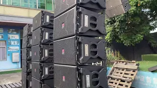 Sound testing for Single 10 inch line array.