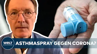 ASTHMASPRAY GEGEN CORONA? GAMECHANGER! "These stand lange im Raum!" - Lauterbach I WELT Interview