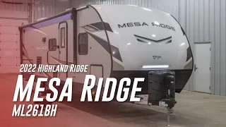 2022 Highland Ridge Mesa Ridge S-Lite ML261BH Walkthrough