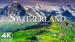 Switzerland 4k - Relaxing Music With Beautiful Natural Landscape - Amazing Nature