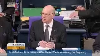 Bundestag: Ansprache von Norbert Lammert zum Flugzeugabsturz von 4U9525 am 26.03.2015