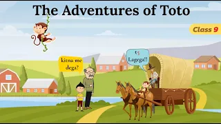 the adventure of toto class 9 in hindi cartoon / class 9 the adventure of toto explanation in hindi