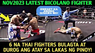 6  NA THAI FIGHTERS BULAGTA AT DUROG ANG ATAY SA LAKAS NG KAMAO NG PINOY