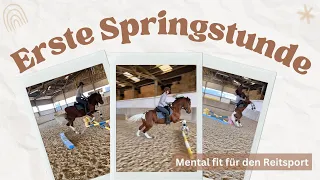 Unsere erste Springstunde