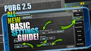 2.5 Update : PUBG Mobile All Basic Settings Guide / Explained | Pubg All Setting | Pubg Ka Setting