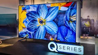 TCL 85" 4K QLED TV First Look! TCL Q6 & TCL Q7