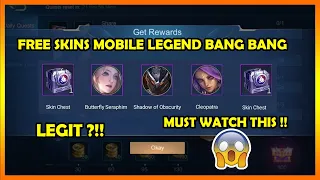 LEGIT🔥?!!/FREE SKIN🔥 IN MOBILE LEGEND BANG BANG/MUST WATCH THIS !!.