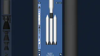 How To Make Falcon Heavy In SFS|spaceflight simulator Easiest way to make.