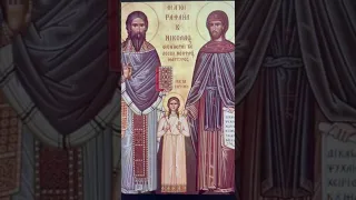 Troparul Sfinților Mucenici Rafael, Nicolae și Irina sărbătoriți - 9 Aprilie
