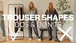 DOS & DON'TS OF TROUSERS  | A comprehensive guide for trouser shapes